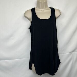 Lanston Revolve Black Racer back Cotton top NWT size small